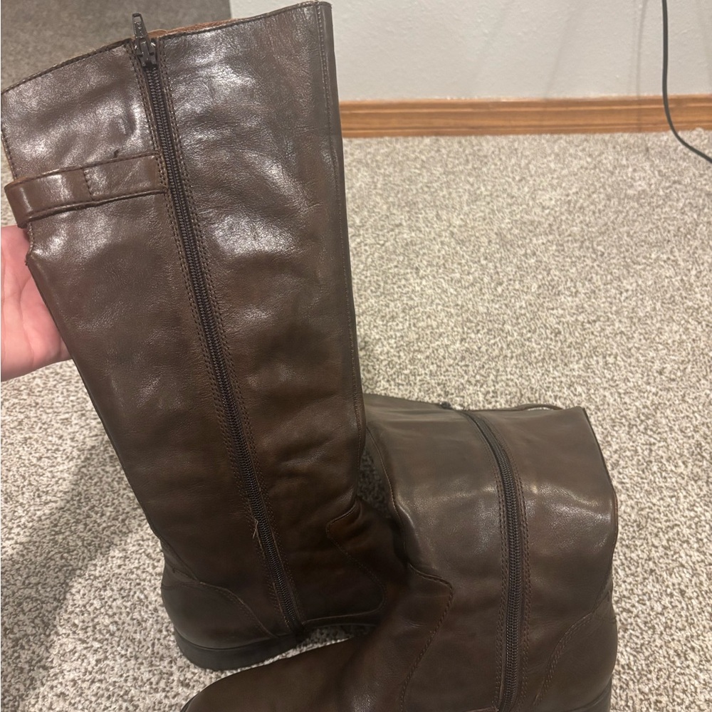 Born Brown Over-the-Knee Leather Boots - Picture 5 of 9